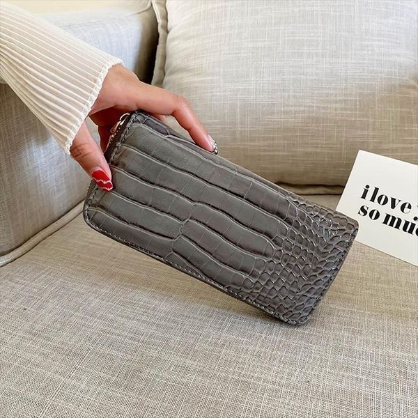 

leather clutch women pu purse brand casual wallet large female wallets, Red;black