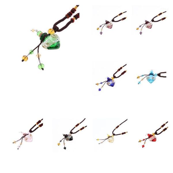 

storage bottles & jars premium women emtpy essential oil pendant necklace perfume hanging bottle