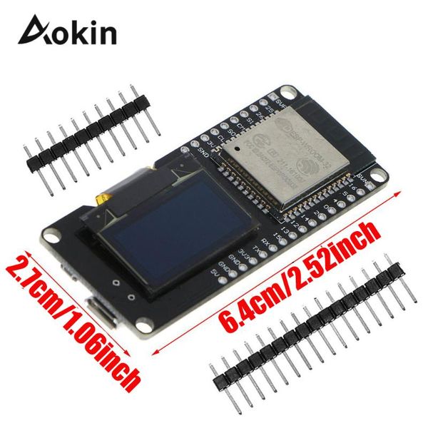 

integrated circuits esp32 oled for arduino wifi module with bluetooth dual esp-32 esp-32s esp8266