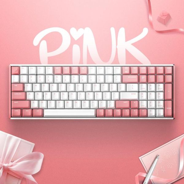 

pink wireless mechanical keyboard keyboards