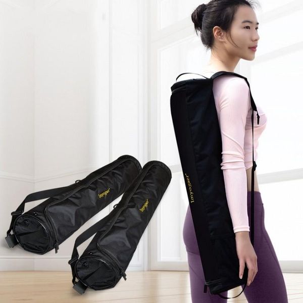 

outdoor bags yoga mat bag large capacity gym canvas black pilates women backpack sport fitness handbag