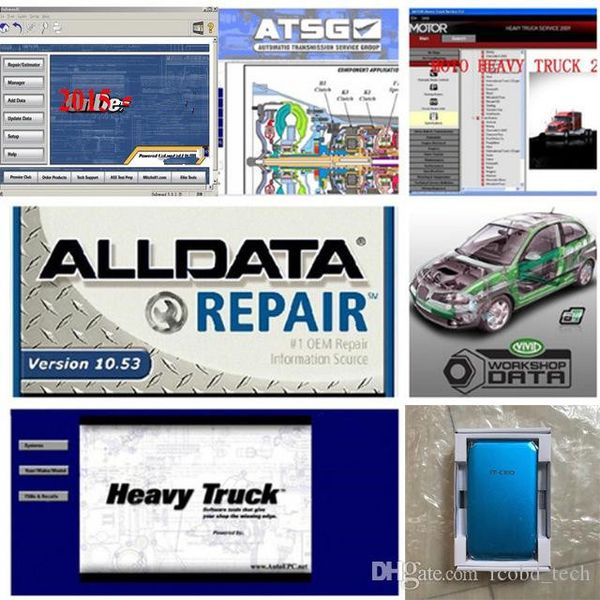 

alldata 10.53 auto diagnose software repair tool ultramate +vivid workshop data heavy truck hdd 1tb 49in1