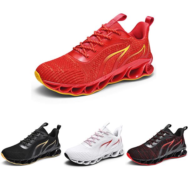Высочайшее качество не бренд беговые туфли для мужчин огня красное черное золото вводной лезвие мода повседневные мужские тренеры на открытом воздухе спортивные кроссовки размером 40-46