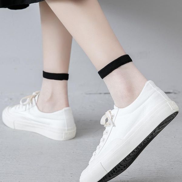 

socks & hosiery sp&city summer super thin women's love stripe printing transparent breathable nylon fashion clothing for women, Black;white