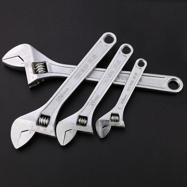 

hand tools adjustable wrench multi-function high-carbon steel large opening ratchet universal spanner mini nut key