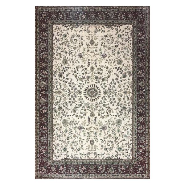 

carpets silk rug white floral design handmade rugs oriental soft 4x6 foot