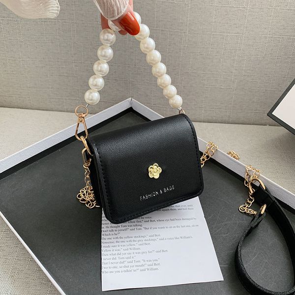 

shopping high-grade niche bag for women 2021 new mini pearl chain small square bag versatile fashion shoulder shopping bag