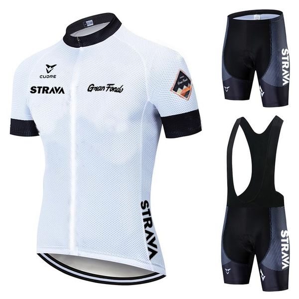 

cycling jersey set men bib shorts 2021 strava summer mountain bike bicycle suit anti-uv team racing uniform clothes sets, Black;blue