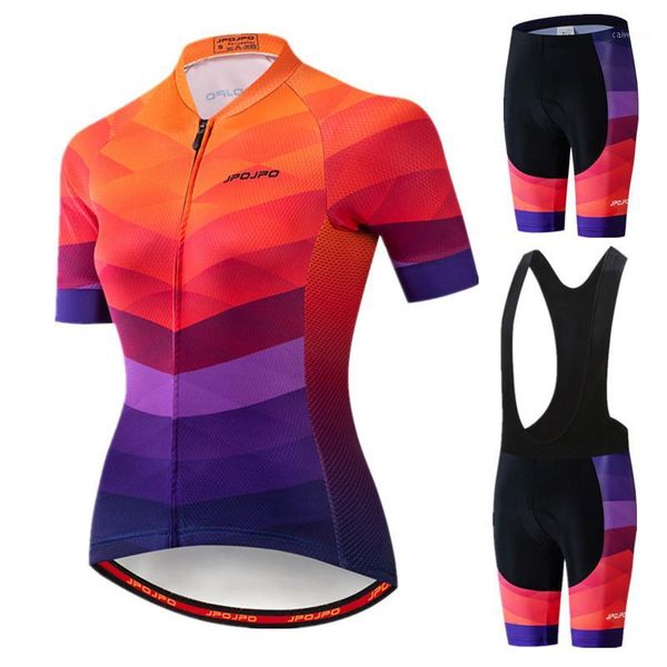 

pro team cycling clothing women summer mountain bike road sport bicycle clothes short sleeve jersey set1, Black;blue
