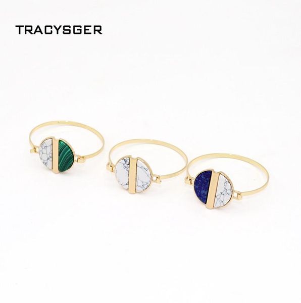 

link, chain sl-30507/tracysger/semicircle synthetic brass bracelet, Black