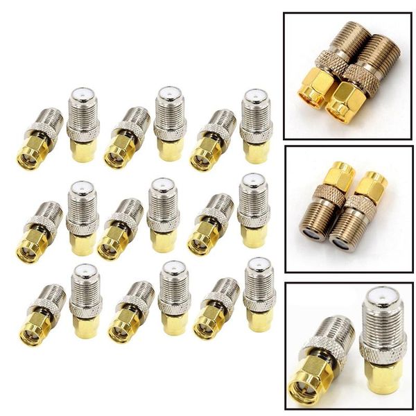 

other home decor f female jack to sma male plug rf coaxial connector copper