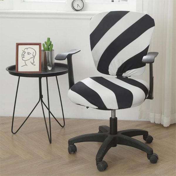 

multicolor elastic office chair cover computer case protector seat gaming jacquard leisure cushion anti-dirty home decoration covers