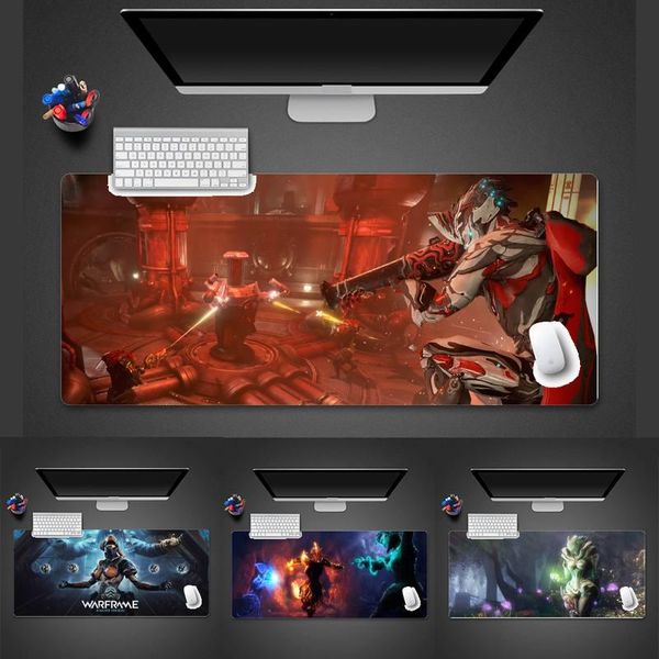 

warframe game gamer speed small rubber mousepad desk table protect office work mouse mat pad x xl xxl non-slip cushion pads & wrist rests