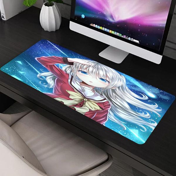 

mouse pads & wrist rests charlotte mousepad mat xxl pad mause gamer keyboard kawaii varmilo gaming pc complete anime desk carpet large compu