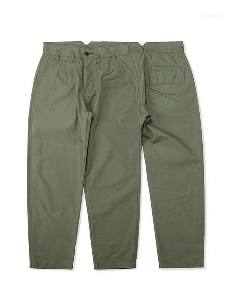 Pantaloni da uomo Casual Pantaloni militari stile americano retrò della Seconda Guerra Mondiale Gamba larga Alta qualità1