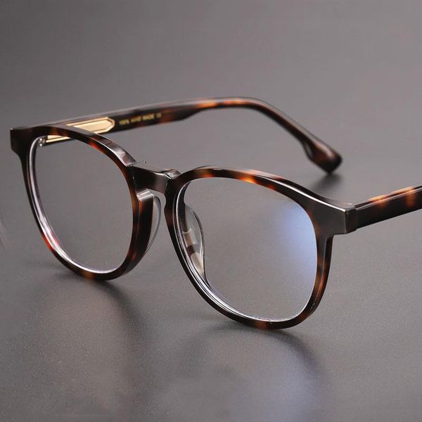 

fashion sunglasses frames acetate glasses frame men women vintage retro square optical myopia prescription eyeglasses clear eyewear oculos, Black