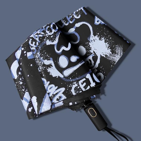 

umbrellas automatic folding umbrella women anime waterproof anti uv sun luxury men rain gear paraguas boys gifts guarda chuva