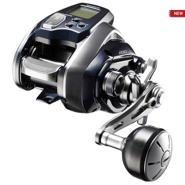 Mulinelli Baitcasting Originale SHIMANO FORCEMASTER FM 400 401 600 601 600DH 601DH Ruota da pesca ELETTRICA Mulinello per acqua salata Made in Japan