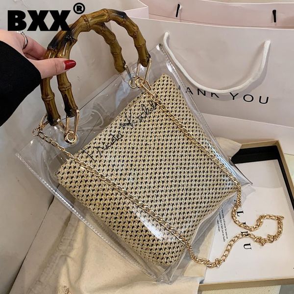 

cross body [bxx] ladies vintage pu leather weave bags women 2021 fashion chain shoulder hand bag lady trend handbags purses cb985