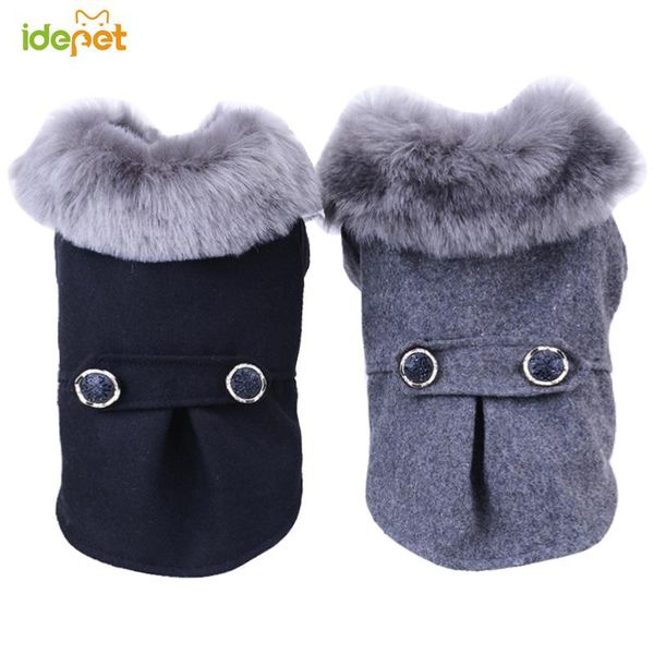 

dog apparel clothing for small medium dogs pet pug chihuahua clothes winter roupas puppy yorkie coat jacket with fur s-2xl30