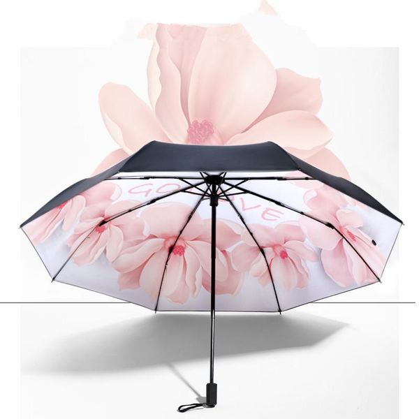 

umbrellas ultra light mini foldable automatic umbrella 8 ribs sunny and rainy sunshade anti uv fashion girls women