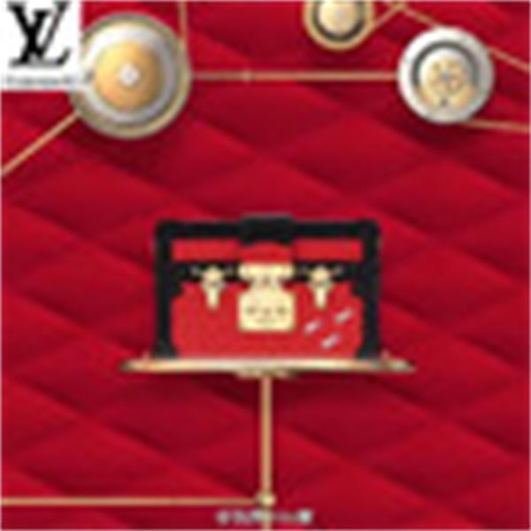 

bags brand designer luxury lhrg petite malle shoulder handbag red leather box messenger bag m54651 totes handbags bags handles evening c