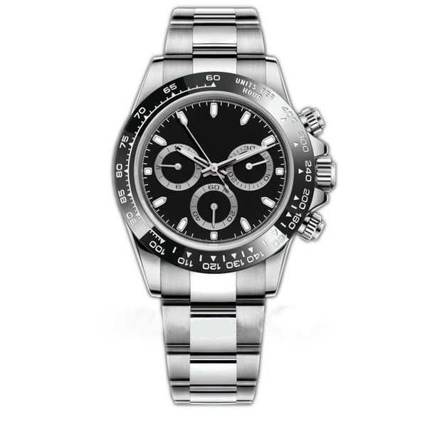 Hots Seller Mens Assista 116500Ln Designer relógios automático relógio de pulso de pulso de prata Bezel 316L Aço Adustível Festas Festas Relógios