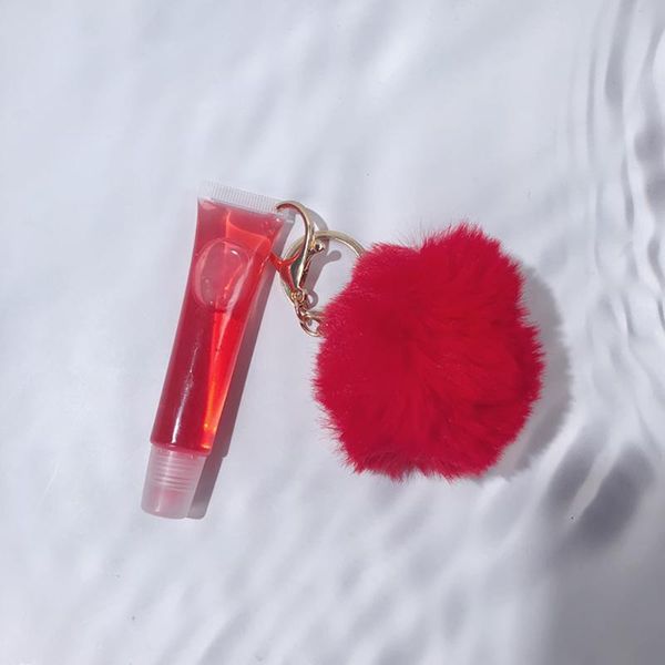 

lip gloss hairy key fruit flavor glaze private custom logo nourish and moisturize