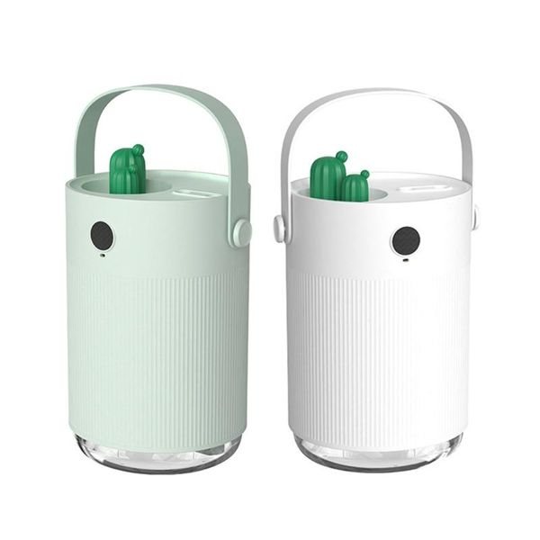 

humidifiers j0pe 1000ml cactu ultrasonic air humidifier mist maker aroma essential oil diffuser with colorful led light for home car