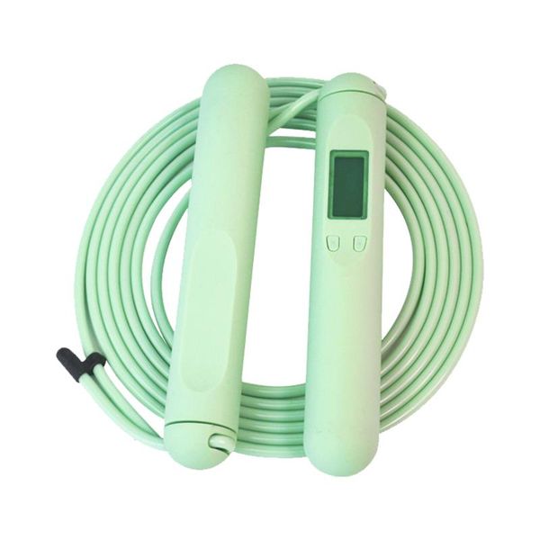 

jump ropes women men rope non slip adjustable length with counter portable training indoor outdoor home gym led display kids adults