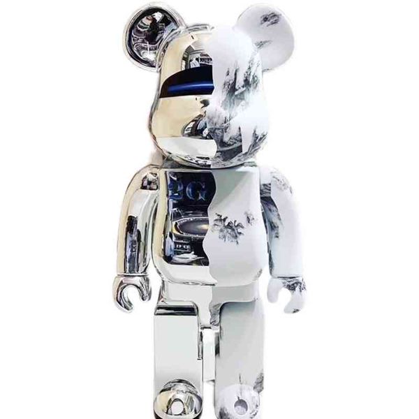 

bearbrick 1000% violent bear decorations building blocks trend living room deskhand-made splash doll blind box