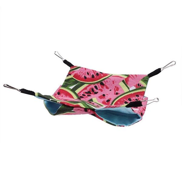 

small animal supplies pet hammocks hanging bed nest double layer canvas hammock hamsters chinchillas ferrets g10