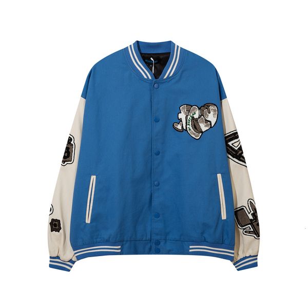 

men's hoodies & sweatshirts embroidery of cartoons contrast male baseball suit sewing in american fashion wear loose turtleneck upcp, Black