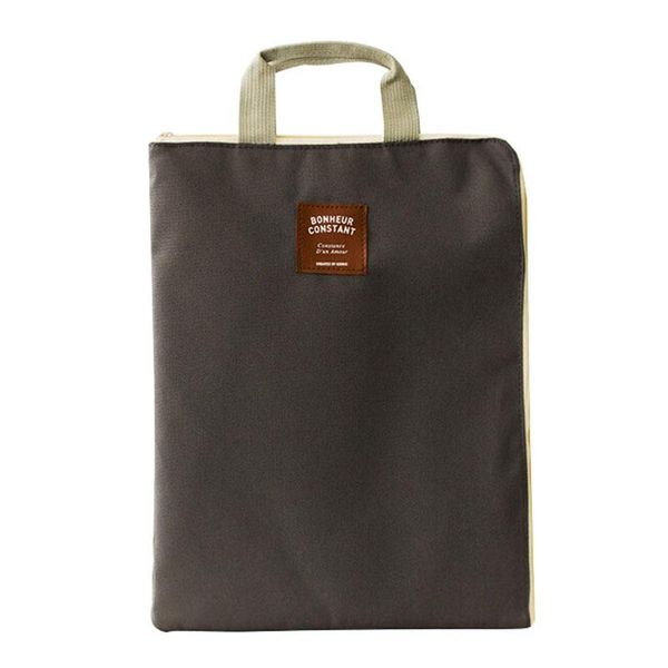 

business card files wholesales 10pcs simple solid a4 big capacity document bag briefcase storage file folder for papers stationery gift