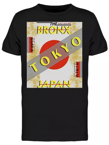 

bronx tokyo japan men's tee -image by shutterstock, White;black