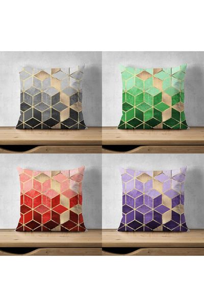 

pillow 2021 4 set human face geometric designed pillows high quality