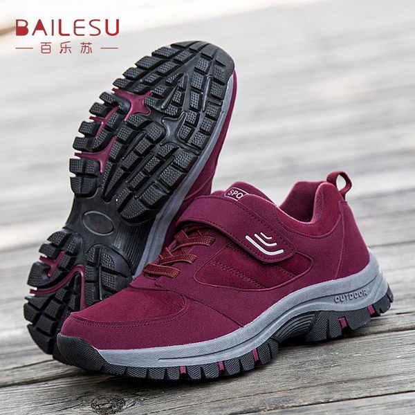 

deformed foot shoes women's spring and autumn walking light mother's middle-aged elderly anti-skid soft soled father's outdoo