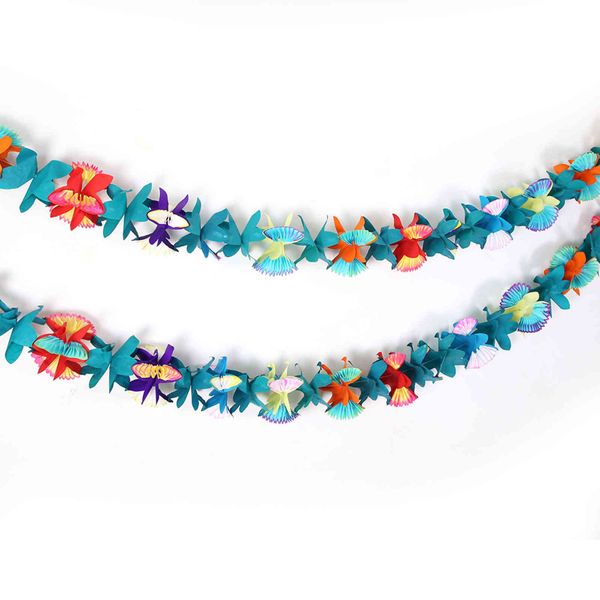 

color lace paper flower flag party atmosphere decoration supplies wedding lace
