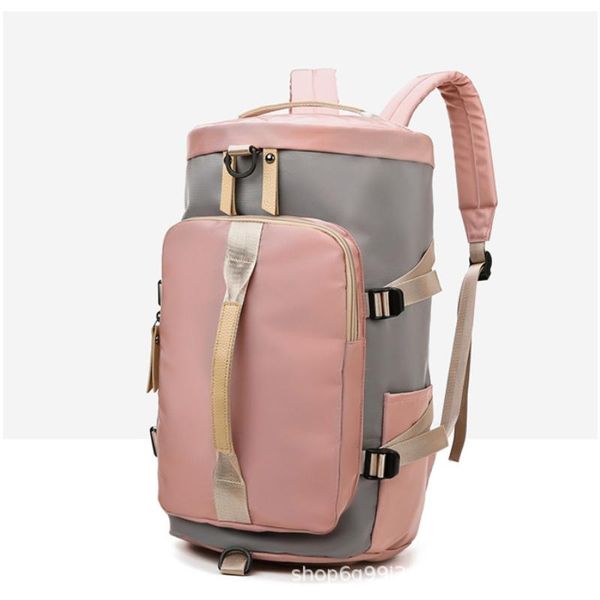 

duffel bags style contrast color nylon fabric multifunctional travel bag for autumn and winter fashion sports backpack