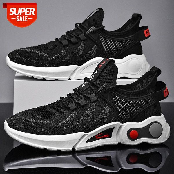 

summer men's shoes low-cut mesh surface fashion trend casual lightweight breathable flying woven sports running trendy #os9o