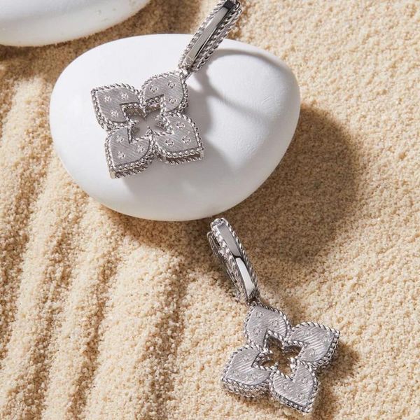 

earrings & necklace godki 4pcs luxury star statement jewelry set for women wedding cubic zircon cz african dubai bridal, Silver