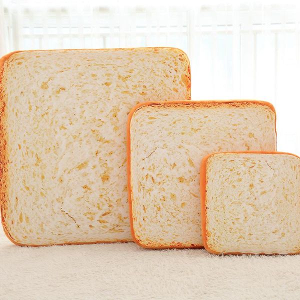 

cat beds & furniture cats bed 2021 cute simulation toast bread plush toy pillow slice office chair dining cushion removable washable