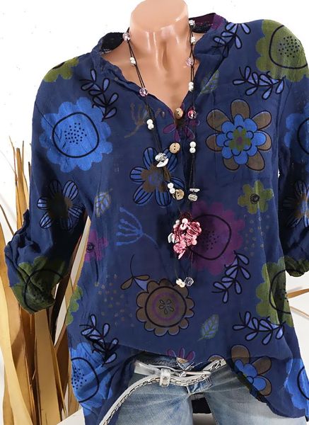 

fashion big size long womens shirts sleeved casual temperament loose top, White
