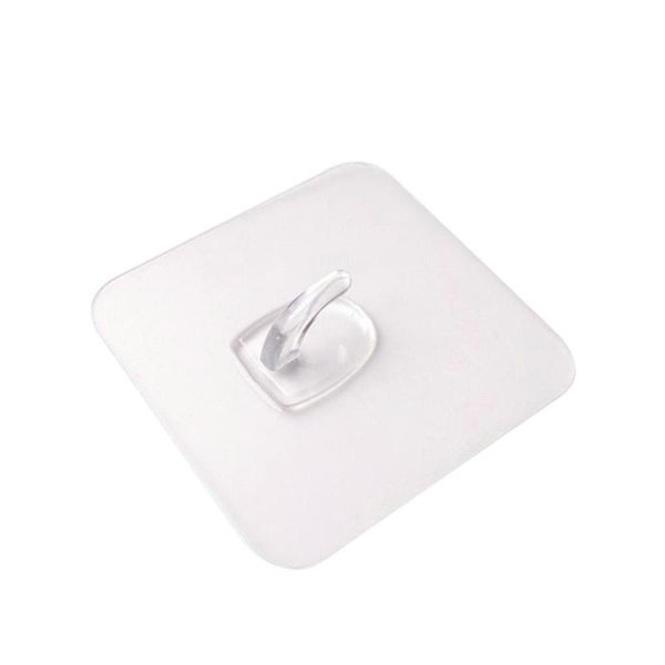 

hooks & rails 20pcs anti-skid reusable transparent traceless wall hanging the latest style design plastic material home organizer