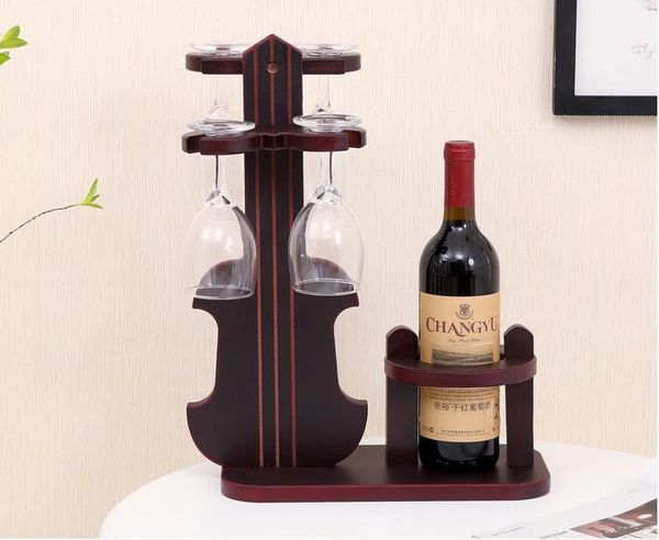 

tablewine racks creative wooden rack glass goblet upside down bottle decoration home