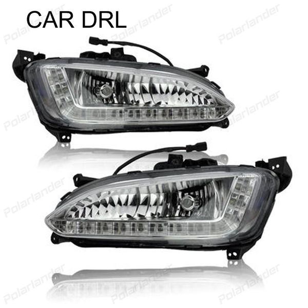 

panel lights for hyundai ix45 santa fe one hole 2013-2021 abs waterproof super brightness 30w 12v car drl led daytime running light