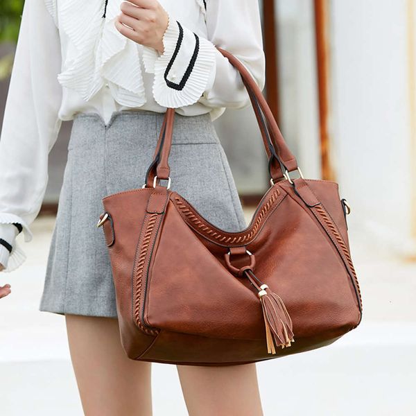 

bag female 2021 tassel bag tote single shoulder messenger
