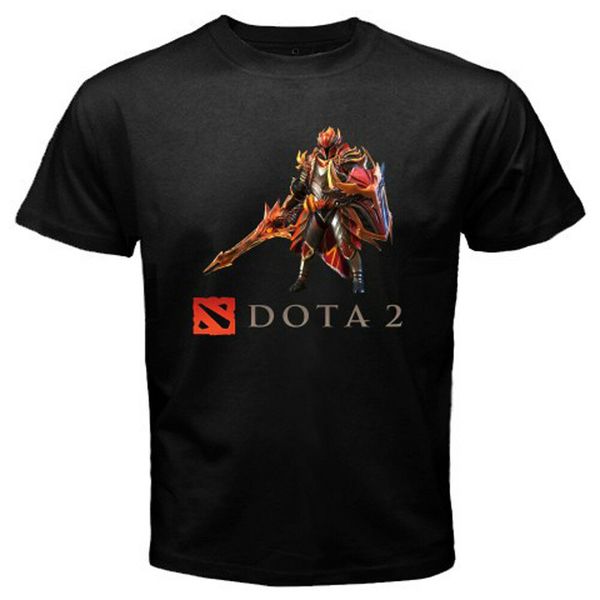 

new dragon knight dota 2 hero champion e-sport men's black t-shirt size s to 3xl, White;black