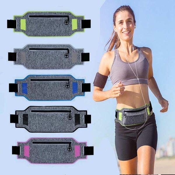 

professional running waist pouch belt sport mobile phone men women with hidden gym bags pack outdoor