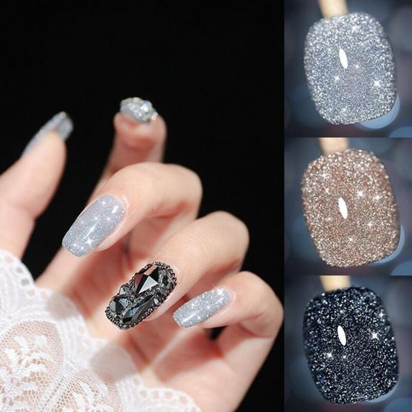 

nail gel 10g eco-friendly glitter resin sparkling platinum for beauty, Red;pink